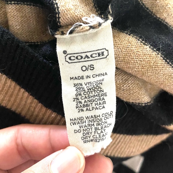 Coach Stripe Winter Sweater - Picture 5 of 8